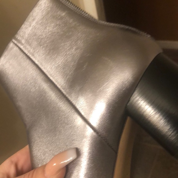 Rag & bone silver metallic drea Booties - Picture 7 of 7